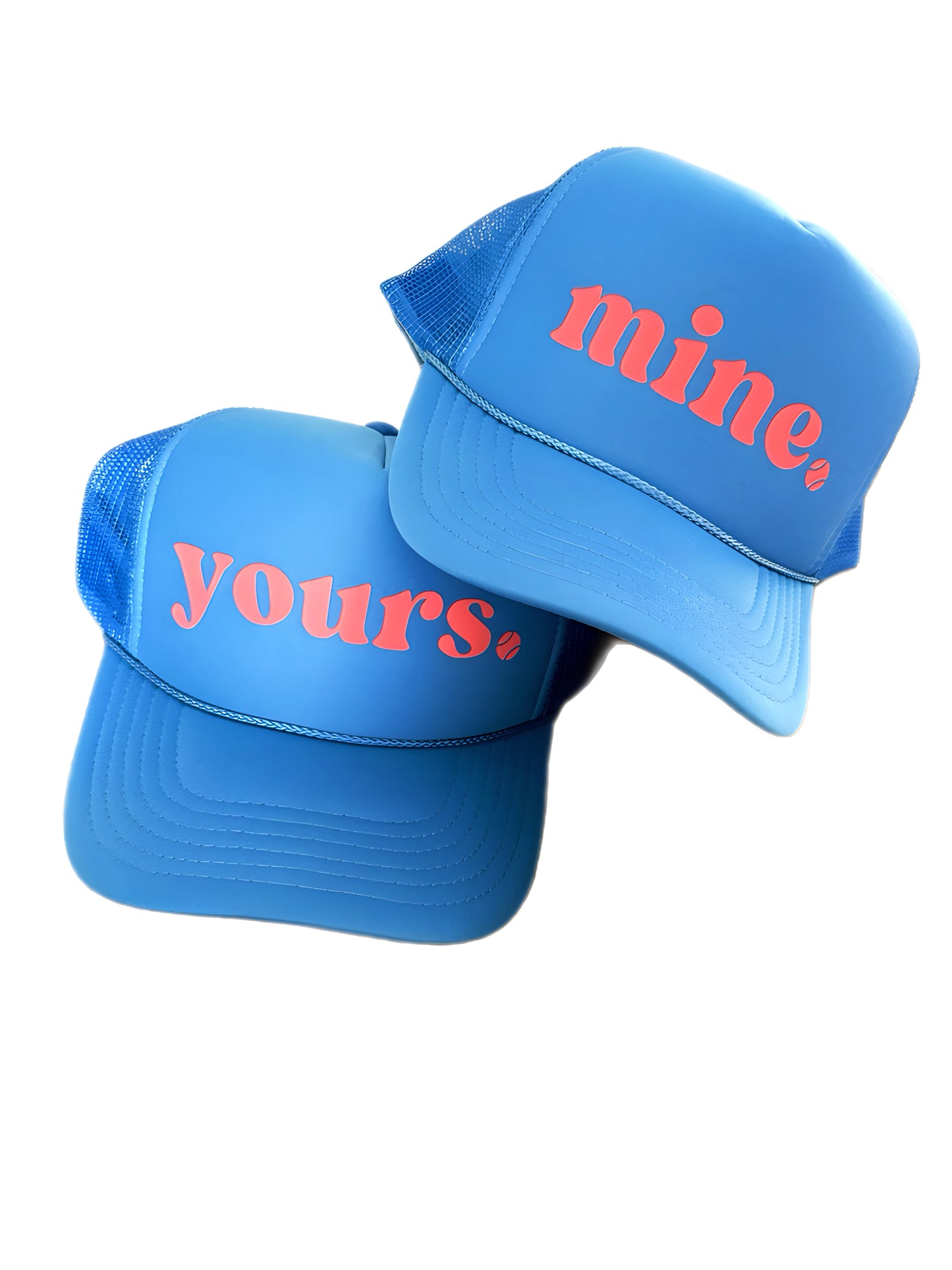 Yours or Mine Tennis Trucker Hat | Doubles Tennis Team | Gifts for Her | Tournament | League