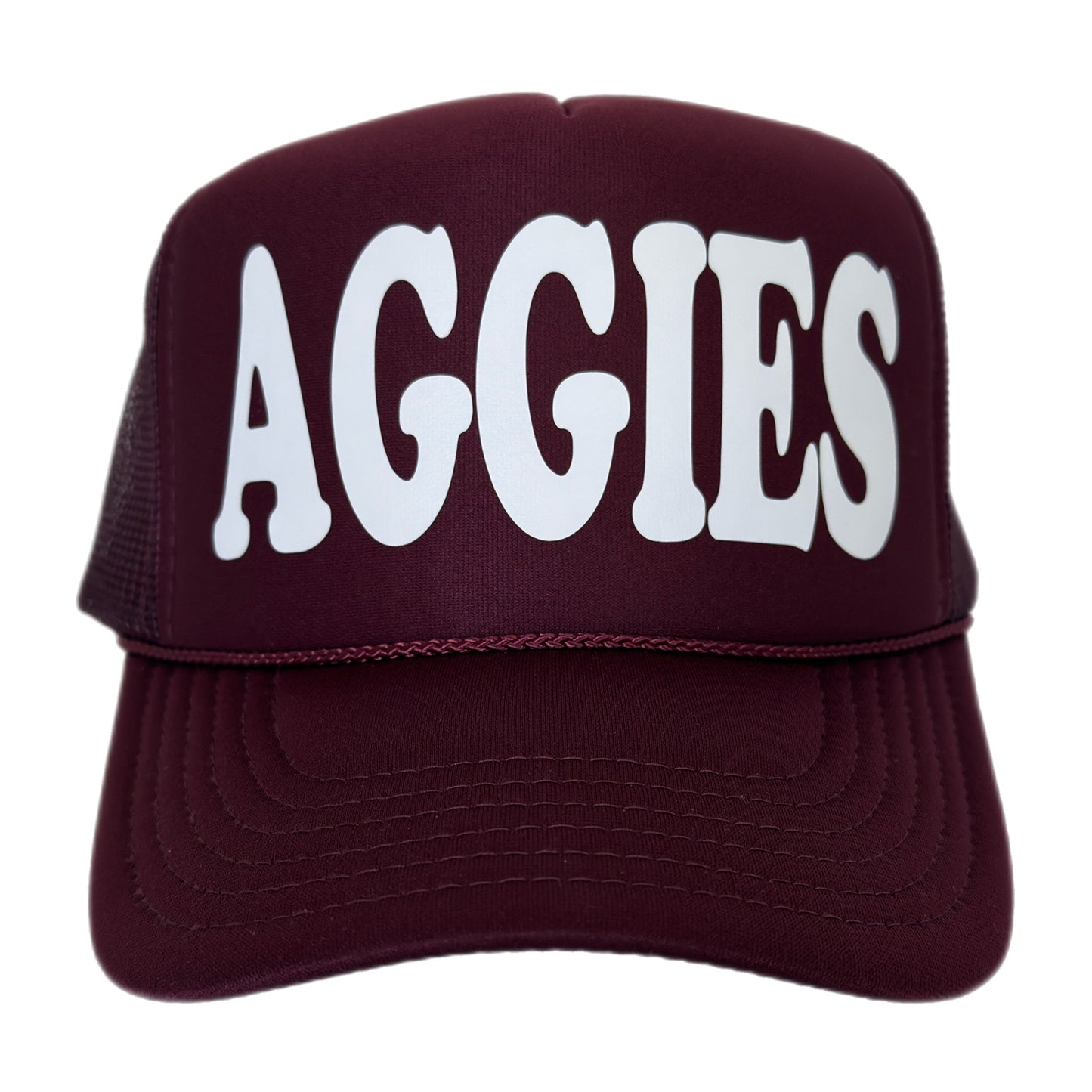 Aggies Trucker Hat | Multiple Font Styles | stevi.co