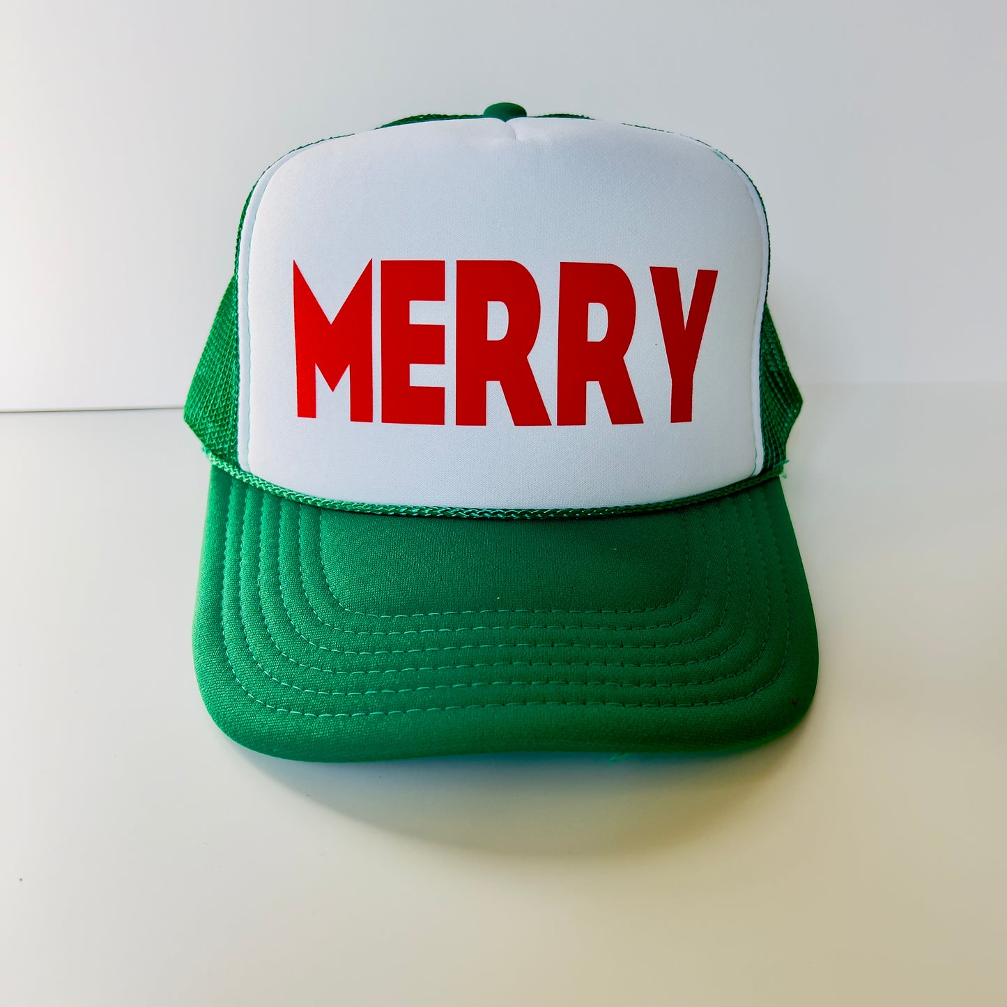 MERRY Christmas Trucker Hat | Holiday Gift | Secret Santa | Festive Gift for Her