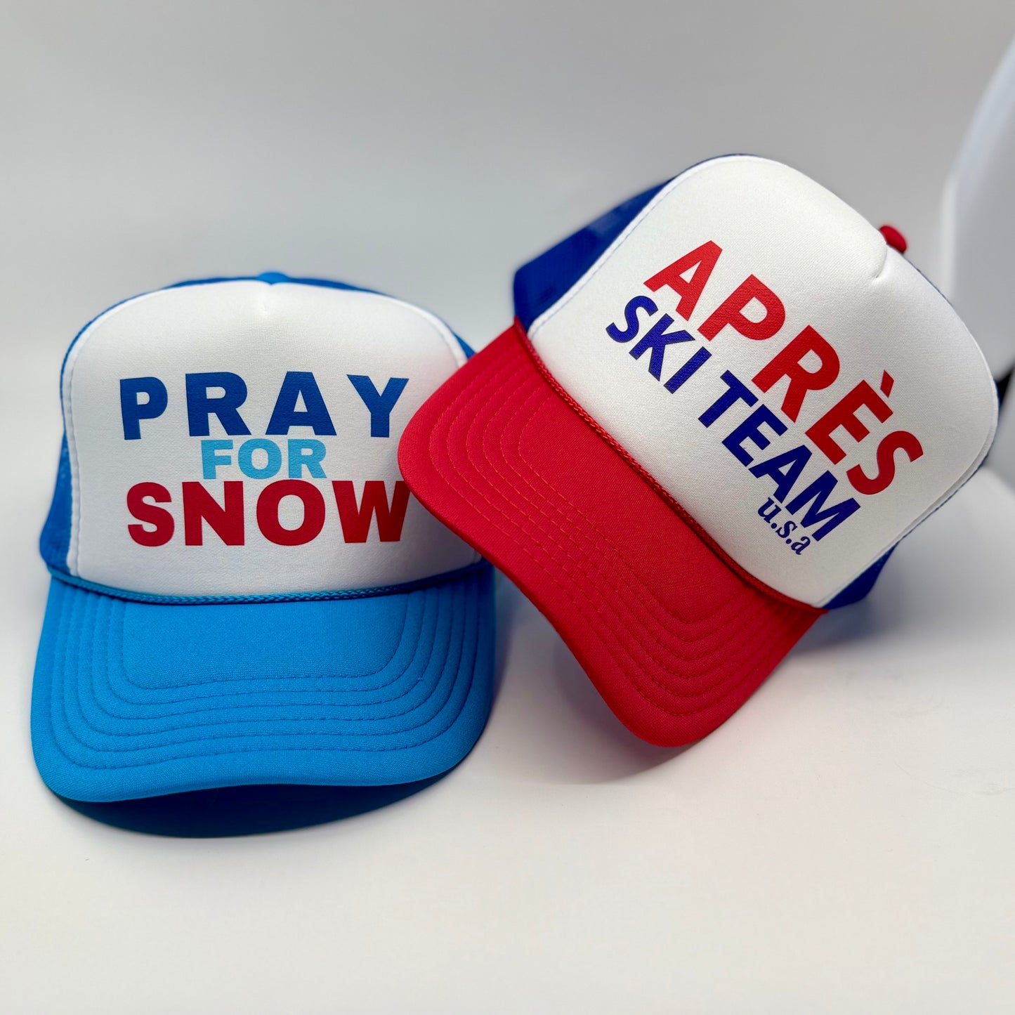 Ski "Pray for Snow" Trucker Hat