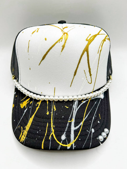 Hat Chain: Pearls Hat Band