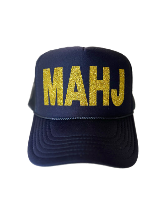 Mahjong "MAHJ"  Trucker Hat | Gifts for Her | Party