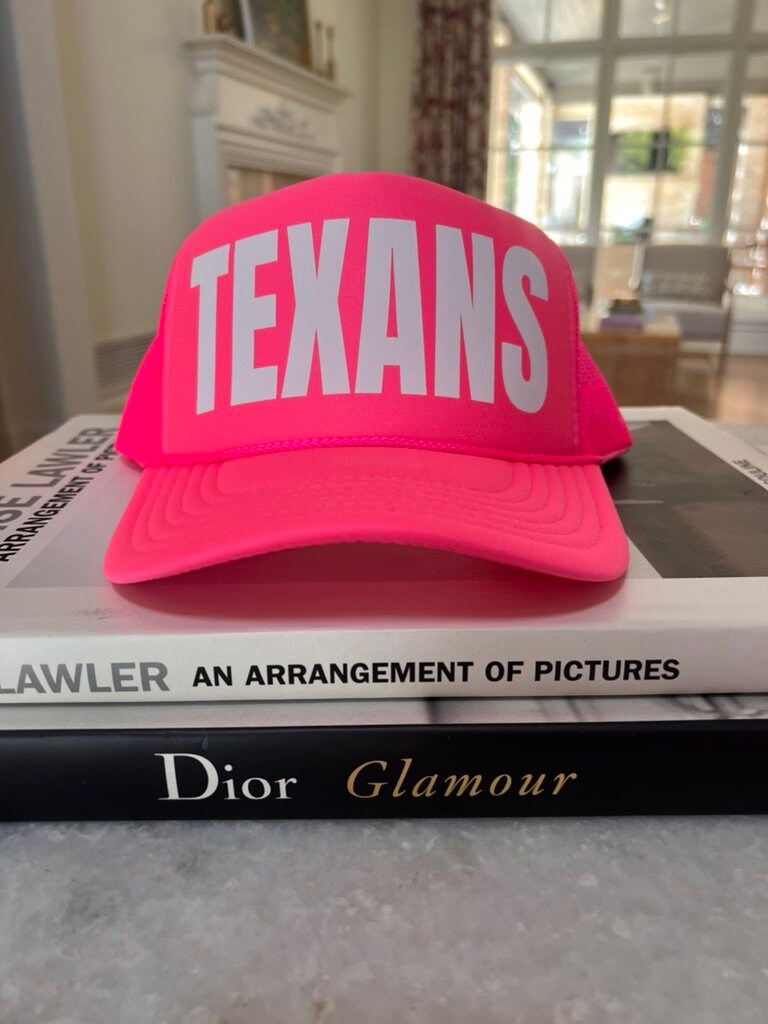 TEXANS Trucker Hat | Bold Block Font Game Day Style | stevi.co