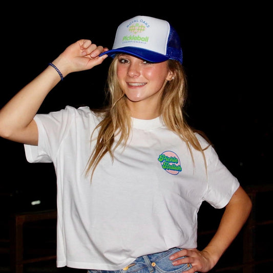 Pickleball "Pickle Ballah" Crop T-shirt | Pickleball Shirt | Pickleball T-shirt| Pickleball Gift | Gifts for Her