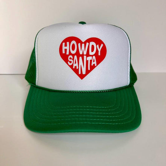Howdy Santa Christmas Trucker Hat | Gifts for Her | Cowboy Christmas | Merry Christmas