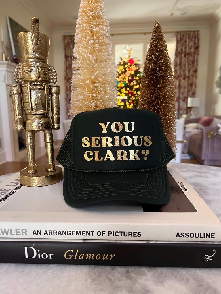 You Serious Clark? Christmas Trucker Hat | Festive Holiday Gift | Christmas Vacation | Secret Santa