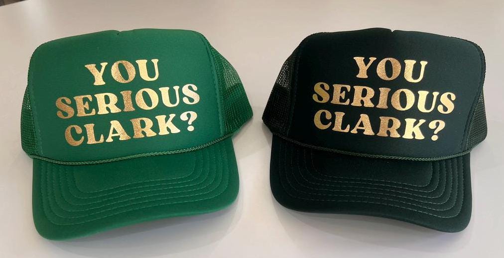 You Serious Clark? Christmas Trucker Hat | Festive Holiday Gift | Christmas Vacation | Secret Santa