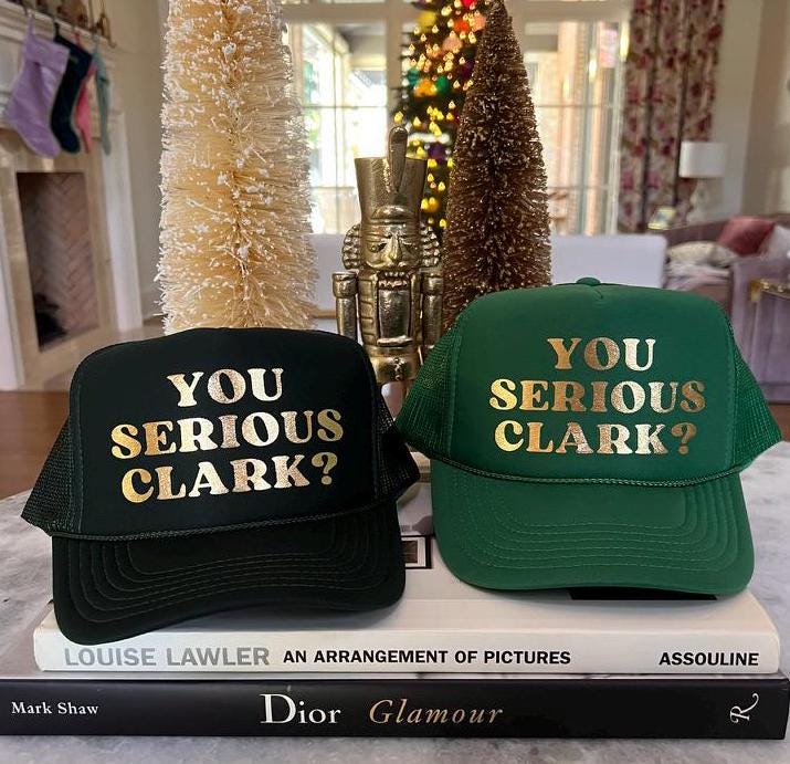You Serious Clark? Christmas Trucker Hat | Festive Holiday Gift | Christmas Vacation | Secret Santa