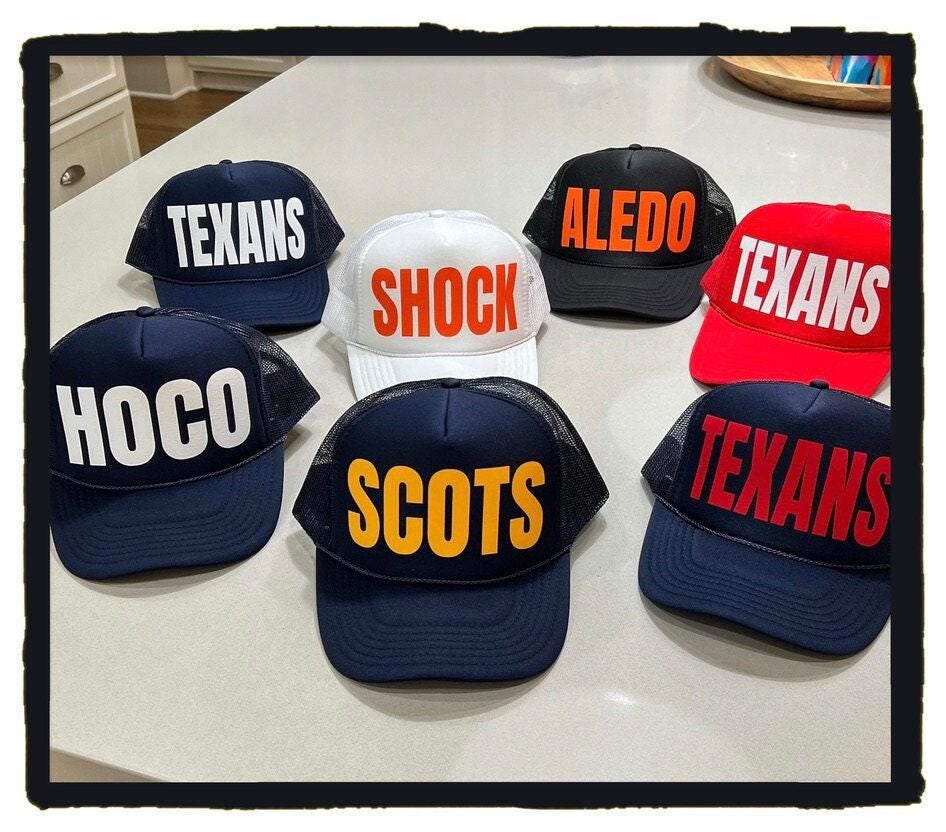 Custom Team Trucker Hat |  Mascot | Sports Baseball Cap