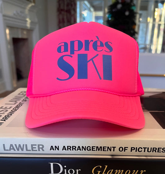 Apres Ski Trucker Hat | Stylish Gift | Gifts for Her |